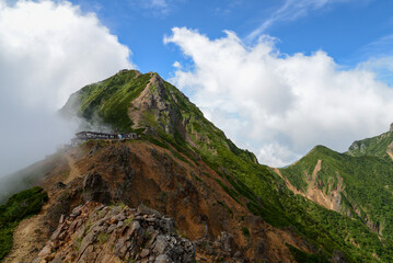 Fototapeta na wymiar 南八ヶ岳の景観・赤岳