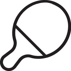 Table Tennis Vector Icon