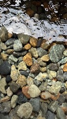 stones in water