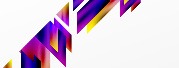 Modern trendy minimalist abstract background. Geometric pattern design, 3d and shadow effects. Vector Illustration