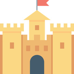 Castle Vector Icon