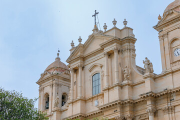 Fototapeta na wymiar Cathedral of San Nicolò, Noto, Sicily, Italy