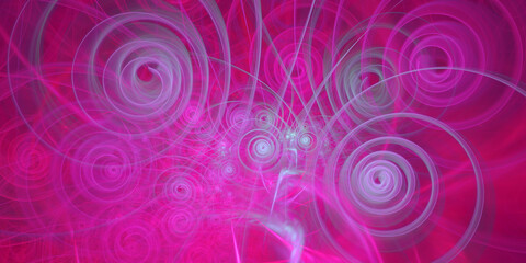 Fraktal Hintergrund Motiv für Druck und Internet in Pink