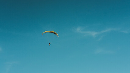 paraglider in the sky