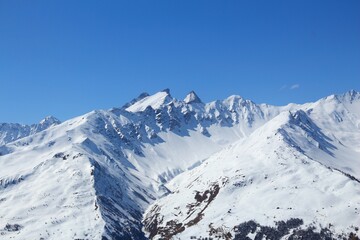 Obraz premium French Alps in winter