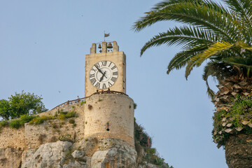 Clock tower, Modica, Sicily, Italy