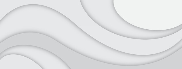 Abstract background and paper cut shapes monotone. Vector design layout for business presentations facebook cover page.