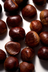 Uncooked chestnuts