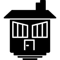 Loft With Windows Icon © Muhammad