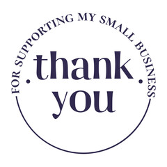 Thank you for your support. Vintage vector thank you handwritten inscription. hand drawn lettering. Thank you calligraphy. Thank you card. Vector illustration.