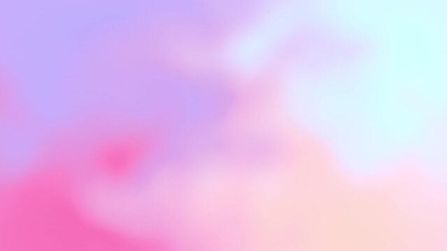 Blurred gradient gradation abstract background smooth liquid transition of bright holographic colors of 2022 year. 4k moving animation concept with smooth movement and copy space