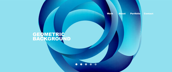 Liquid fluid shapes with flowin gradients abstract backgrounds. Vector illustration for wallpaper, banner, background, leaflet, catalog, cover, flyer