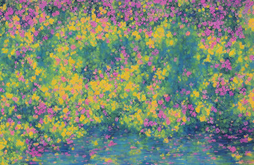 Obraz na płótnie Canvas Impressionistic flowers