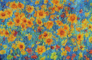 background with flowers