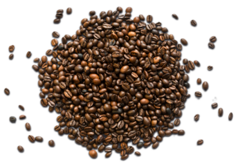 Ein Haufen aus Kaffeebohnen