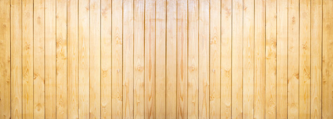 old pine wood plank wall panoramic background