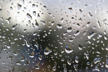 rain drops on window