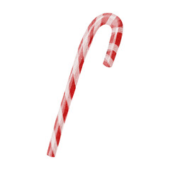 candy canes isolated on white