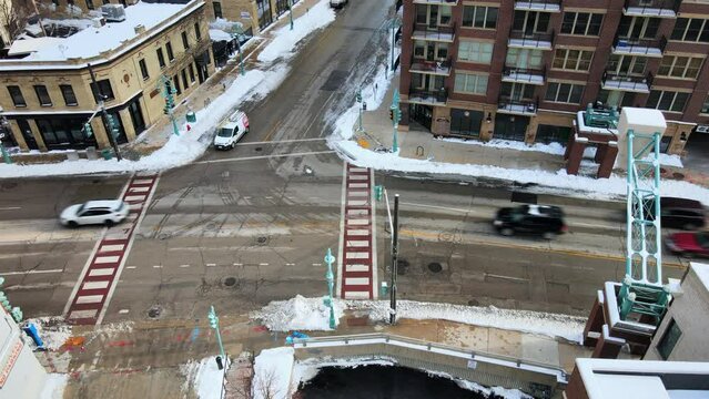 Milwaukee, Wisconsin - Drone Shot