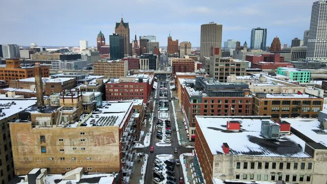 Milwaukee, Wisconsin - Drone Shot