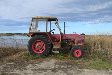 Obraz premium tracteur usagé