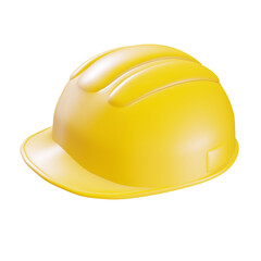 Fototapeta premium PROTECTIVE HELMET ICON 3D ILLUSTRATION CLIPART