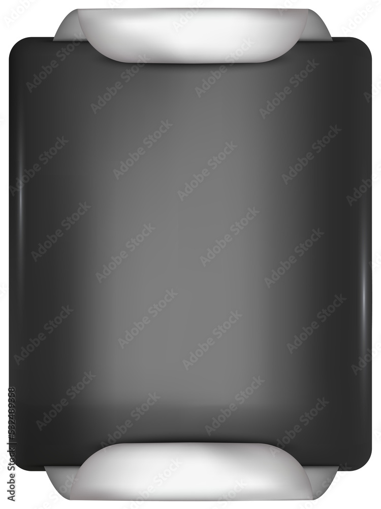 Wall mural button web price table pack on background color black