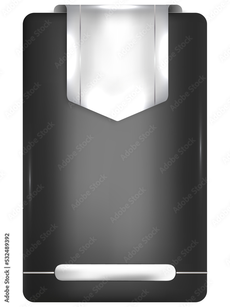Wall mural button web price table pack on background color black