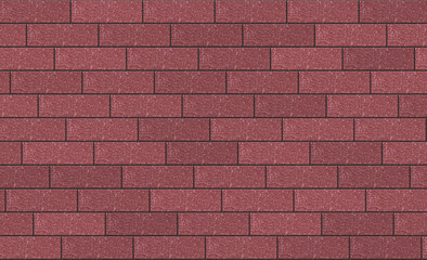 3d image of a red brick wall background. 3d render with texture.