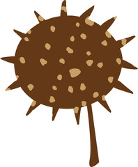 Forest fruit. Illustration