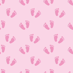 Cute Pink Little Baby Feet