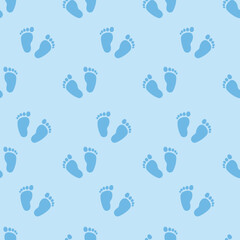 Cute Blue Little Baby