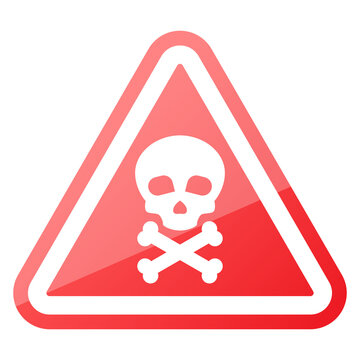 Danger sign icon transparent background