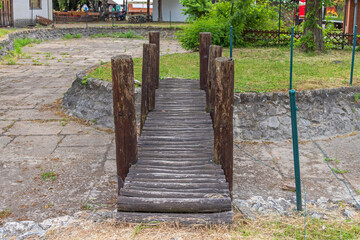 Wooden Bridge Dry Pond