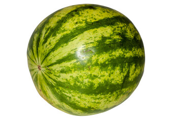 A juicy and fresh isolated watermelon.