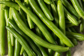 Raw Green Organic String Beans