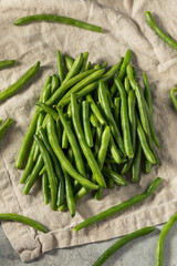 Raw Green Organic String Beans