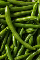 Raw Green Organic String Beans