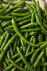 Raw Green Organic String Beans