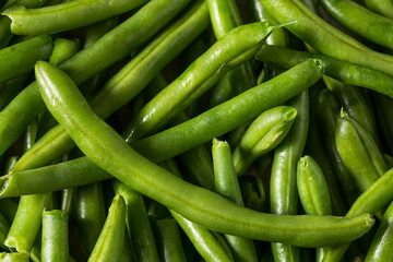 Raw Green Organic String Beans