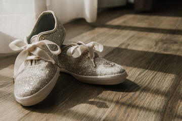Beautiful Wedding Sneakers & Rings