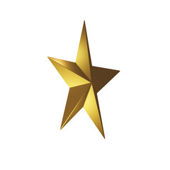 Obraz premium star 3d icon