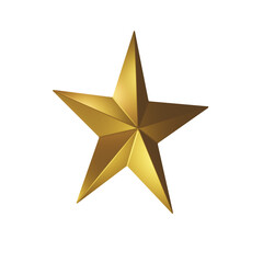 Fototapeta premium star 3d icon