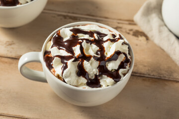 Warm Sweet Hot Mocha Coffee