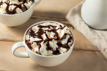 Warm Sweet Hot Mocha Coffee