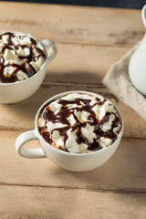 Warm Sweet Hot Mocha Coffee
