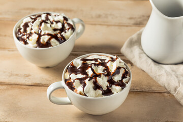 Warm Sweet Hot Mocha Coffee