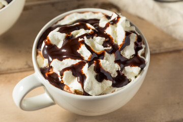 Warm Sweet Hot Mocha Coffee