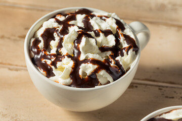 Warm Sweet Hot Mocha Coffee
