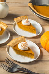 Homemade Thanksgiving Pumpkin Pie